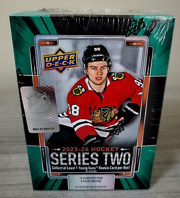 #ad 2023 24 Upper Deck Series 2 Hockey NHL Exclusive Blaster Box SEALED SHIPS TODAY