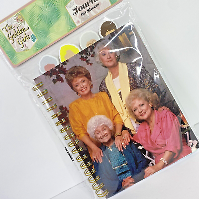 #ad NEW Golden Girls Diary Journal Notebook amp; Bookmarks ABC TV Show NIP SEALED