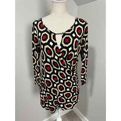 #ad INC Crossover Tunic Top XL Womens Keyhole Neck