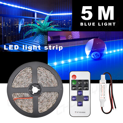 #ad Wireless Waterproof LED Strip Light 32ft For Boat Truck Car Suv Rv Blue