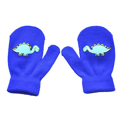 #ad 1 Pair 1 4 Years Infant Gloves Lightweight Animal Pattern Boys Girls Little