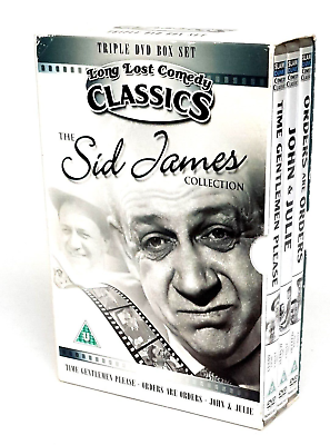 #ad The Sid James Collection Triple DVD Box set Long Lost Comedy Classics Region 2