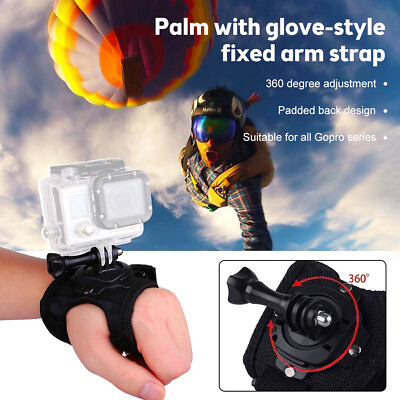 #ad Adjustable Hand Mount Wrist Strap For GoPro Hero10 Max Hero 10 9 8 7 Action Cam