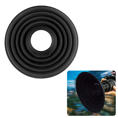 #ad Soft Silicone Photography Accessory Outdoor Professional Lens Hood For Camera