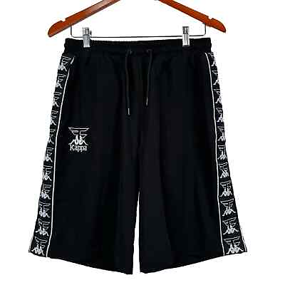 #ad Kappa Banda Treadwells 11quot; Black Active Shorts Size M