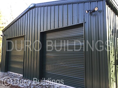 #ad DuroBEAM Steel 60x60x20 Metal Garage Shop Made To Order DIY Building Kits DiRECT