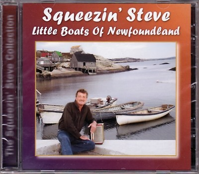 #ad Squeezin#x27; Steve Searle Little Boats Of Newfoundland HTF Canadian East Coast CD