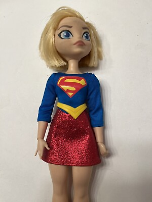#ad Mattel DC Comics Super Hero 2019 Girls Supergirl Outfit Boots No Cape 11”