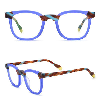#ad Large Square Frosted Glasses Frame Men Women Anti Blue Ray Eyeglass Frames J