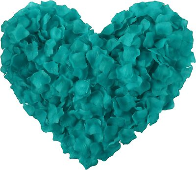 #ad Nine to Pack of 1000 Rose Petals Artificial Flowers for Turquoise
