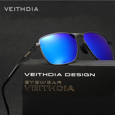 #ad VEITHDIA Aluminum HD Polarized Sunglasses Men Eyewear UV400 Driving Glasses