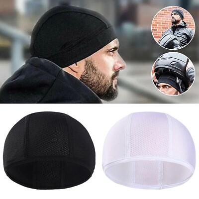 #ad 1Pcs Breathable Sports Quick Drying Skull Cap Hat Riding Helmet Inner Liner20243