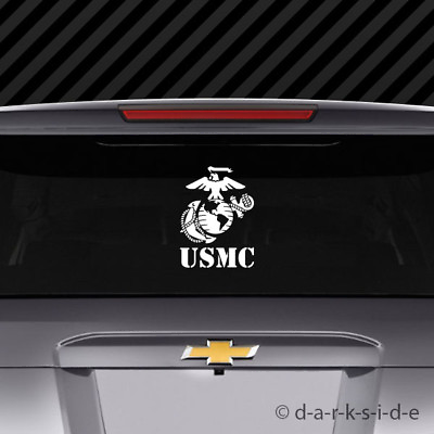 #ad Large USMC EGA Sticker Vinyl marines marine corps earth globe anchor