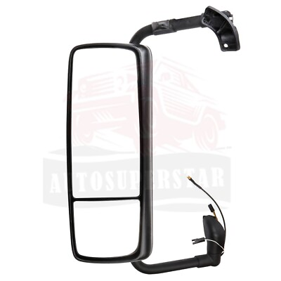#ad 1 X Mirror Complete Truck Mirror Driver LH Side For Volvo VNL 2015 2018