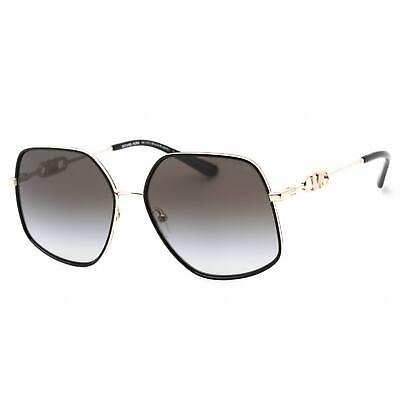 #ad Michael Kors Women#x27;s Sunglasses Light Gold Black Metal Frame 0MK1127J 10148G