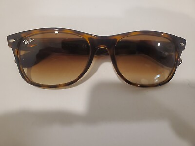 #ad Ray Ban RB2132 710 51 New Wayfarer LIGHT Brown Gradient 55mm Sunglasses $89.99