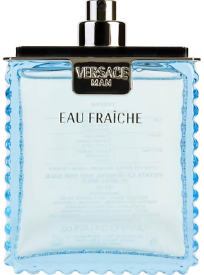 #ad Versace Man Eau Fraiche by Gianni Versace 3.4 oz EDT Cologne For Men New Tester