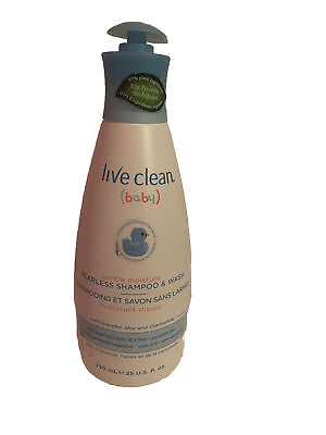 #ad Live Clean Baby TEARLESS SHAMPOO amp; WASH Organic Eco Friendly 750 ml 25 fl oz