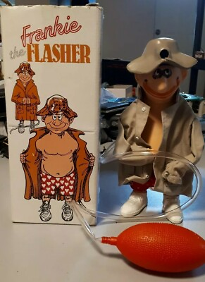 #ad Rare Vintage quot;Frankie The Flasherquot; Doll Figurine Novelty Party Toy 10quot; Tall