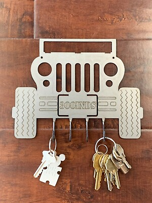 #ad Jeep Wrangler Style Steel Key Holder Rack