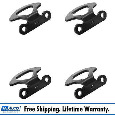 #ad OEM Truck Bed Tie Down Hook Set of 4 Black for Ford Lincoln Styleside Models New