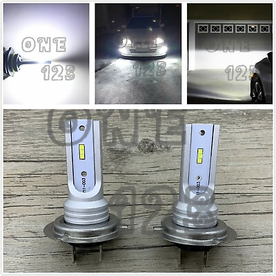 #ad NEW H7 35W 6000LM LED Headlight Kit High Low Light Bulb Car Super White 6000K