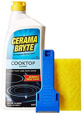 #ad Cerama Bryte Ceramic Cooktop Cleaner 28 oz Scraper and 5 Cleaning Pads