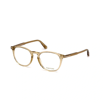 #ad Tom Ford FT5401 Eyeglass Frames Shiny Light Brown FT540151045 Unisex