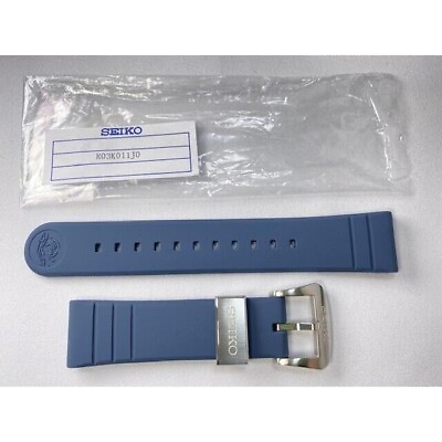#ad SEIKO Prospex Genuine Watch Band 22mm Navy Belt R03K011J0 for SBDY081 4R35 04D0