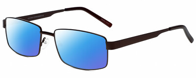 #ad Gotham Style 13 Mens Rectangular Designer Polarized Sunglasses Brown 58 mm 4 Opt