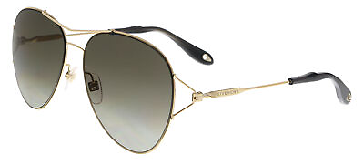 #ad Givenchy GV7005 S J5G HA Gold Aviator Sunglasses