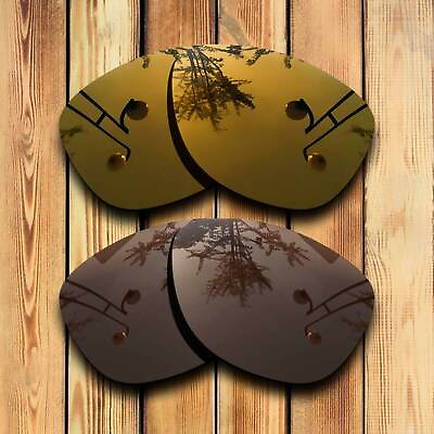 #ad Copper Gold amp; Brown Polarized Replacement Lenses for Oakley Frogskins