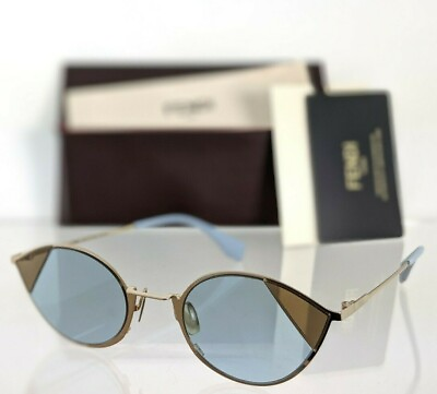 #ad Brand New Authentic Fendi FF 0342 S Sunglasses QWU1P Gold Frame 51mm