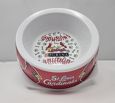 #ad NEW 2012 SGA Cardinals Purina Dog Food Bowl 2011 World Series SGA