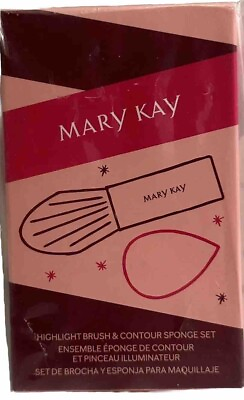 #ad Mary Kay Highlight Brush amp; Contour Sponge Set NWB