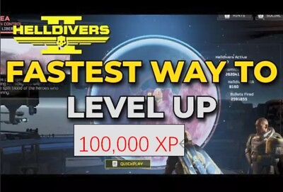 #ad Helldivers 2 100000 XP Leveling✅ NO LOGIN REQUIRED Direct to Account INSTANT