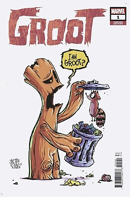 #ad Groot #1 Skottie Young Variant Marvel Comic 1st Print 2023 NM