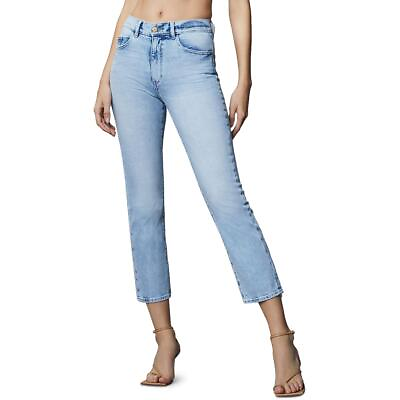 #ad DL1961 Womens Patti Blue Straight Vintage Faded Straight Leg Jeans 31 BHFO 6528
