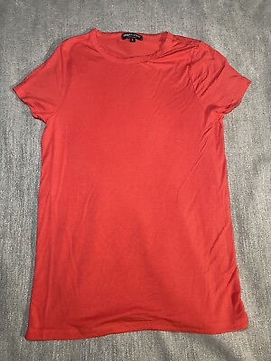 #ad Urban Coco Women#x27;s Shirt Small Red Short Sleeve