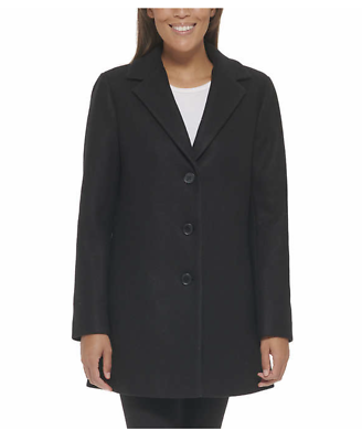 #ad DKNY Ladies#x27; Wool Blend Coat