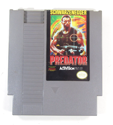 #ad Predator Nintendo Entertainment System 1989 NES Authentic and Tested