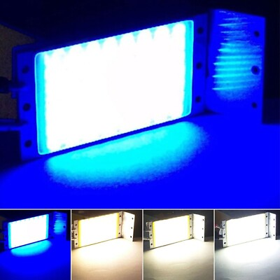 #ad 15W COB LED Panel Strip Lights DC12 24V F DIY Car Lamps 2700 6500K Light Board