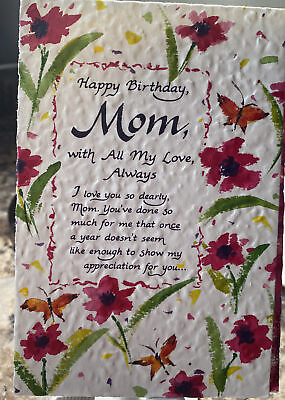 #ad Blue Mountain Arts Happy Birthday MOM with all my love always
