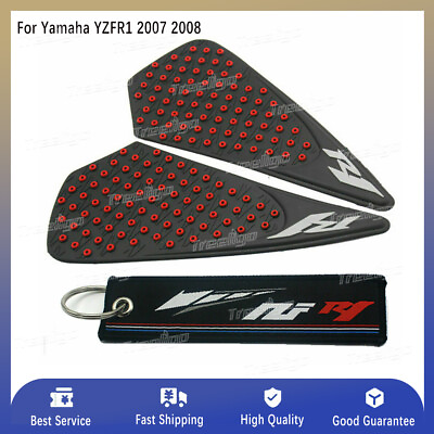 #ad Anti slip Tank Pad 3M Gas Side Knee Sticker Protector for Yamaha YZFR1 2007 2008