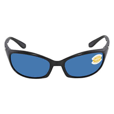 #ad Costa Del Mar Harpoon Blue Mirror Polarized Plastic Rectangular Sunglasses HR 11