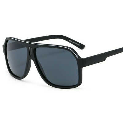 #ad Men#x27;s Sunglasses Sport Fashion Designer Blue Black Brown Lens Retro Style Gafas $10.98