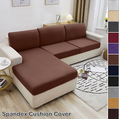 #ad 1 2 3 Seater Elastic Stretch Couch Cushion W Sofa Seat Slip Cover Protector