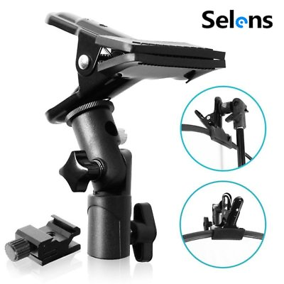 #ad Selens Metal Photo Studio Clamp Clip Holder for Reflector Background Light Stand