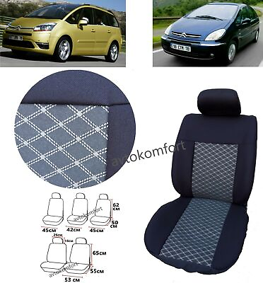 #ad High Quality Full Set For Citroen Xsara Picasso 5 Seats Car Seat Covers Cover