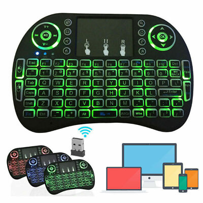 #ad US Mini i8 Wireless Keyboard 2.4G with Touchpad for PC Android Desktop PC TV Box